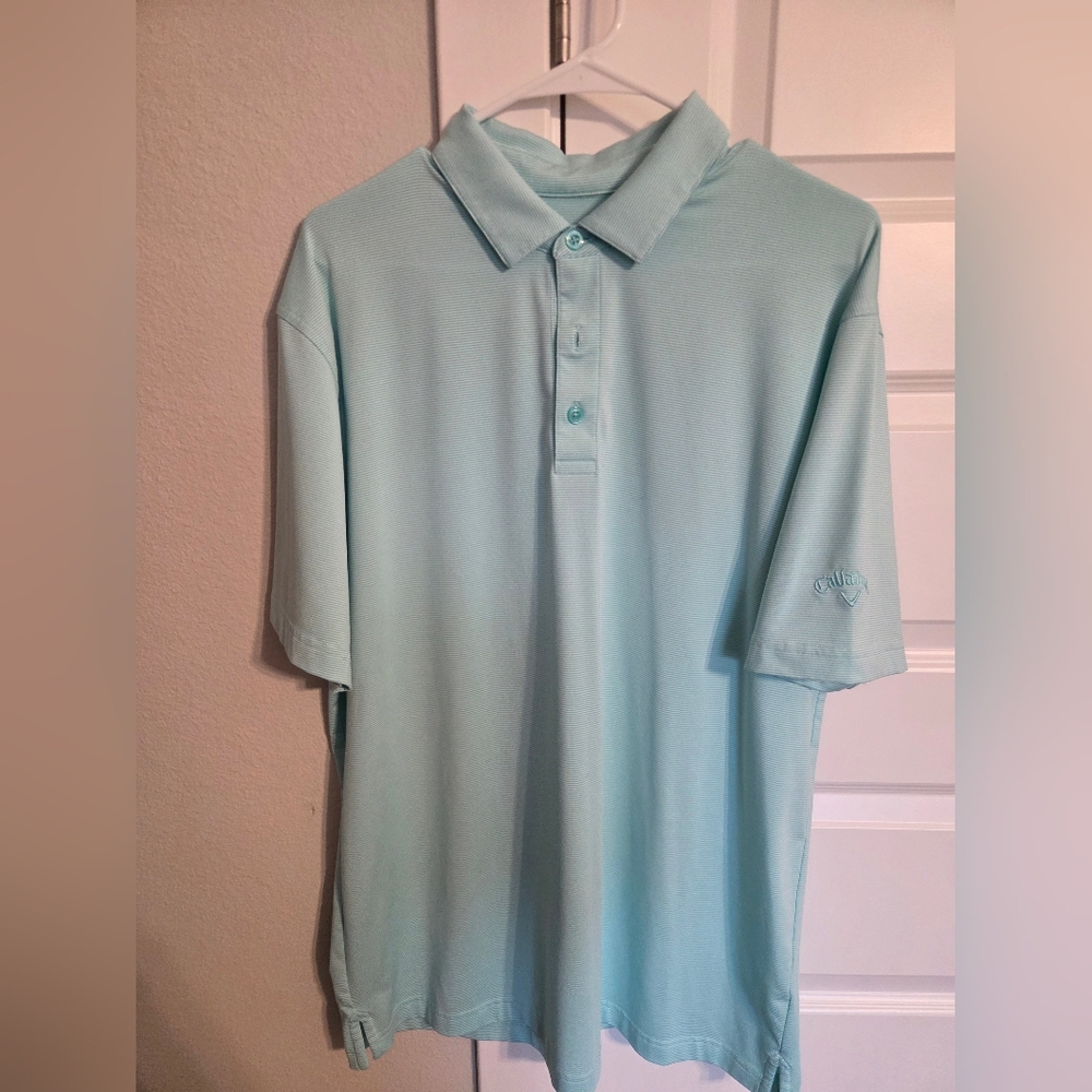 Callaway Men's Aqua Polo Shirt